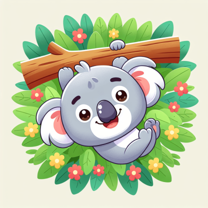 Adventurous Koala Paint By Color