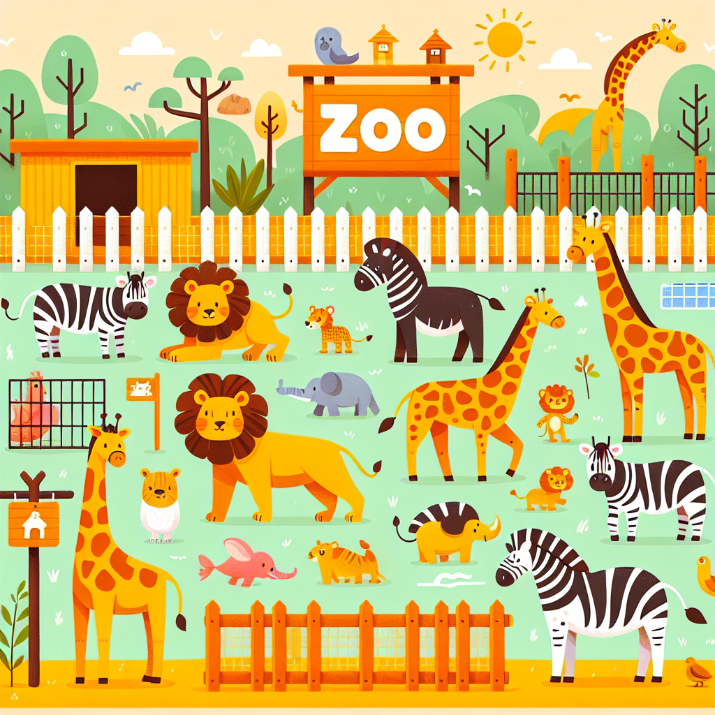 Happy Day At The Zoo Paint By Diamond