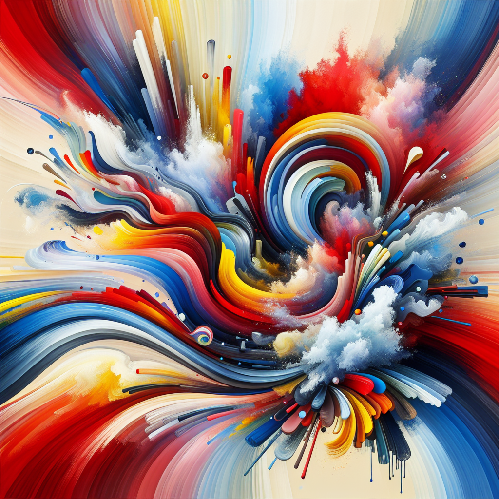 Abstract Color Burst Diamonded Painting Kits