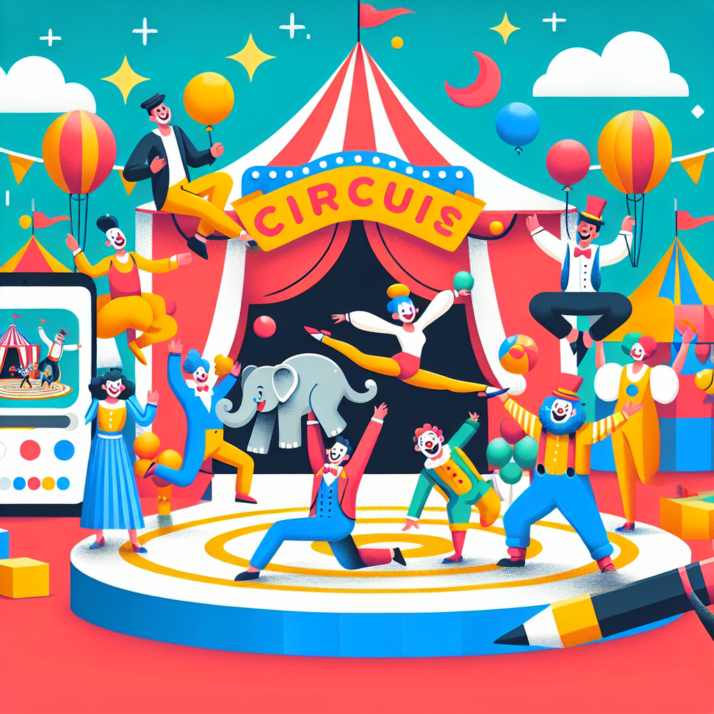 Circus Big Top Spectacle Paint By Diamonds