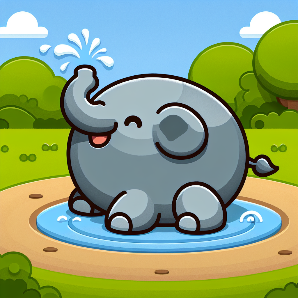 Curious Elephant Water Play Paint By Diamonds Kits