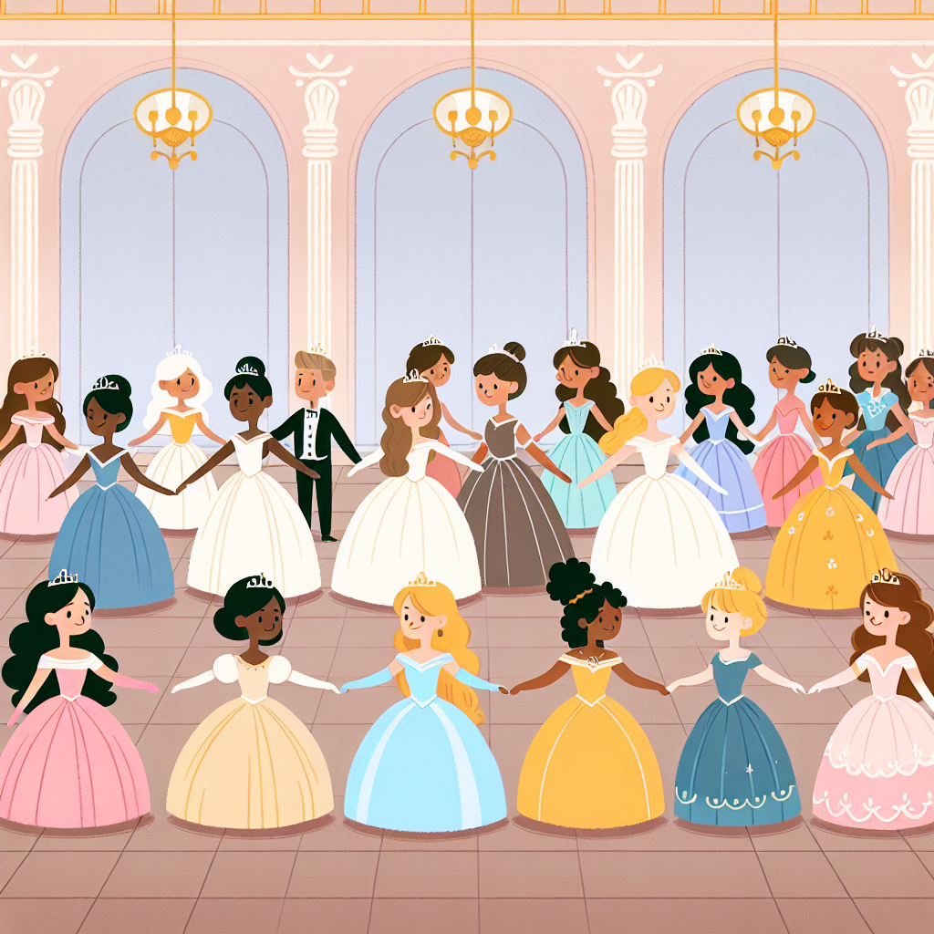 Princess's Magical Ball Diamonded Painting Kits
