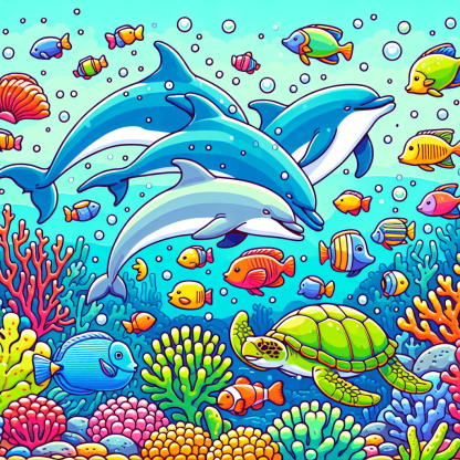 Under The Sea Wonders Paint By Color