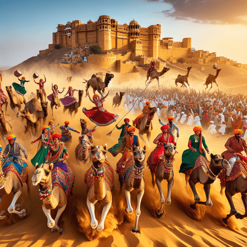 Jaisalmer Desert Festival - India Paint By Diamonds Art