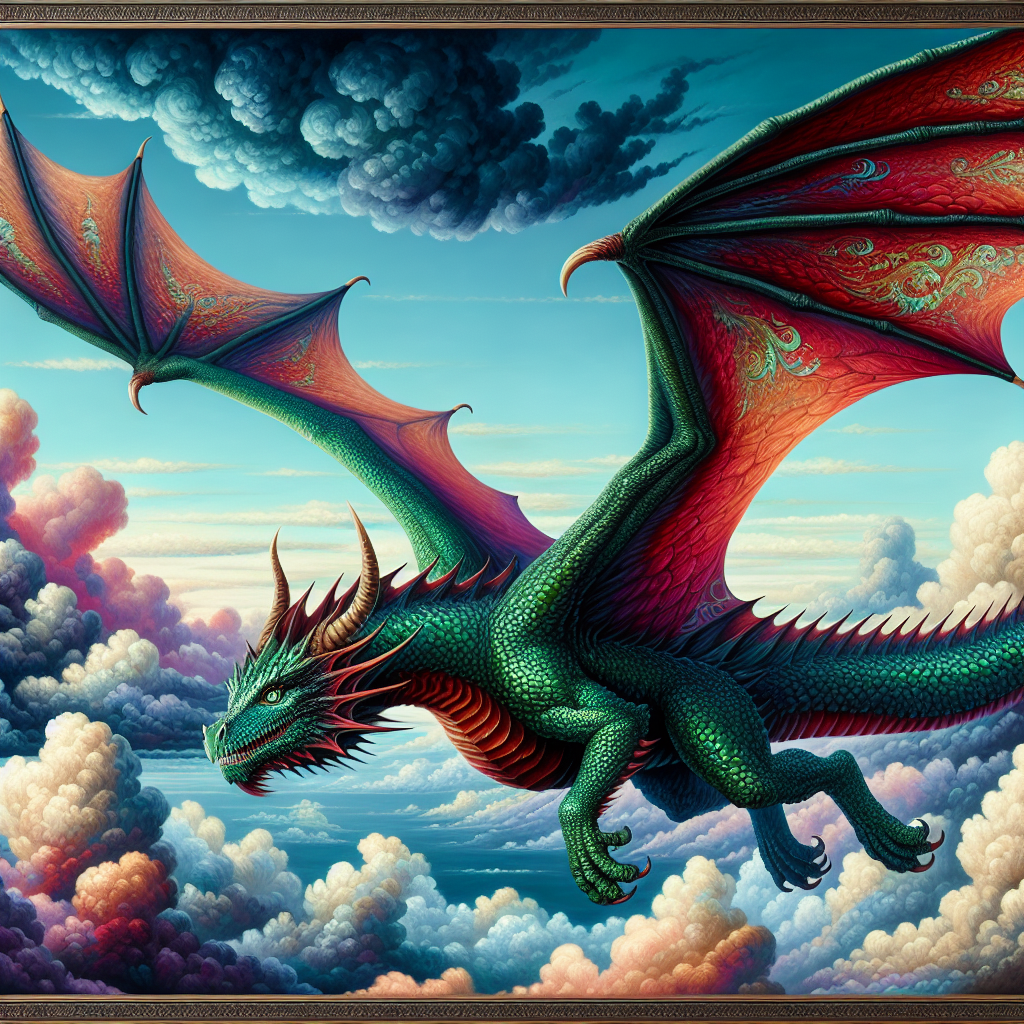 Epic Dragon Flight Painting Diamond Kit
