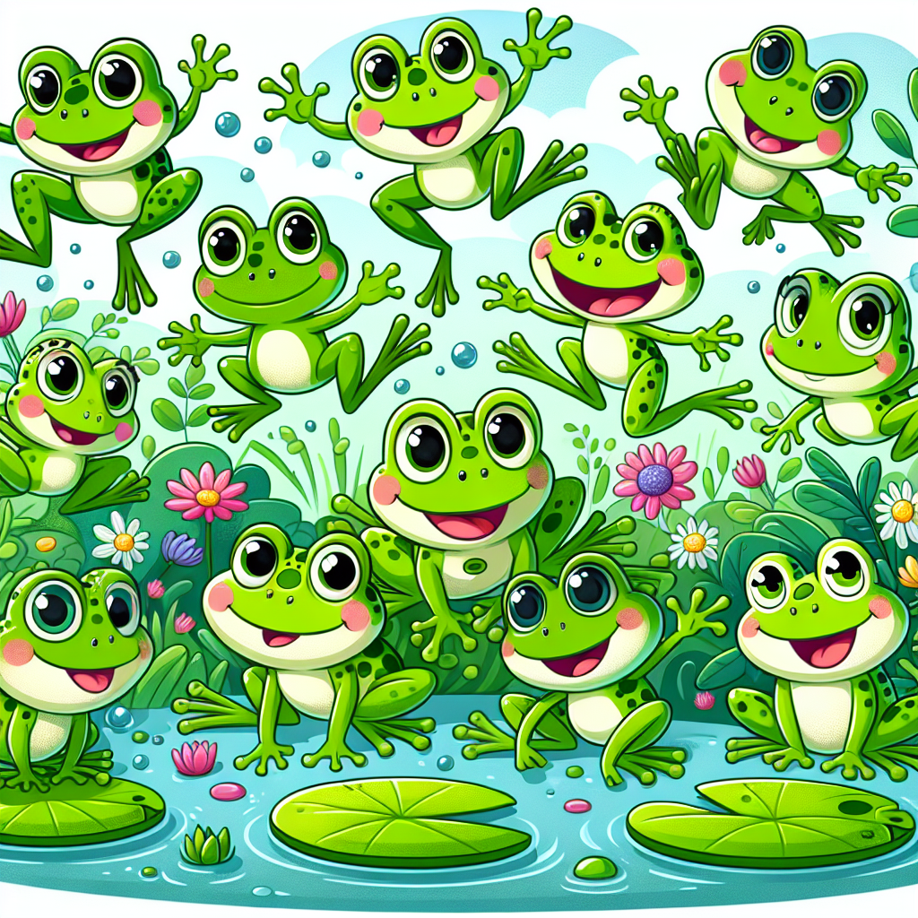 Whimsical Frog Family Paint By Diamonds Art