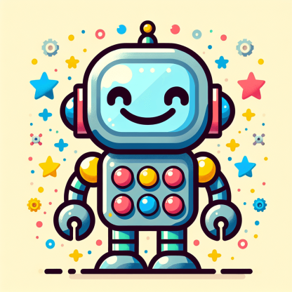 Jolly Robot Buddy Paint By Diamonds Art