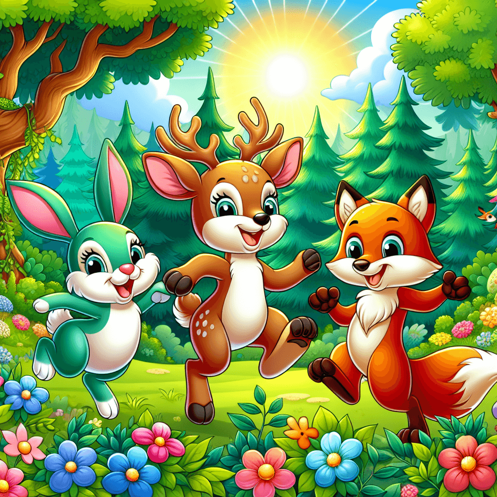 Fantastic Forest Friends Paint By Color