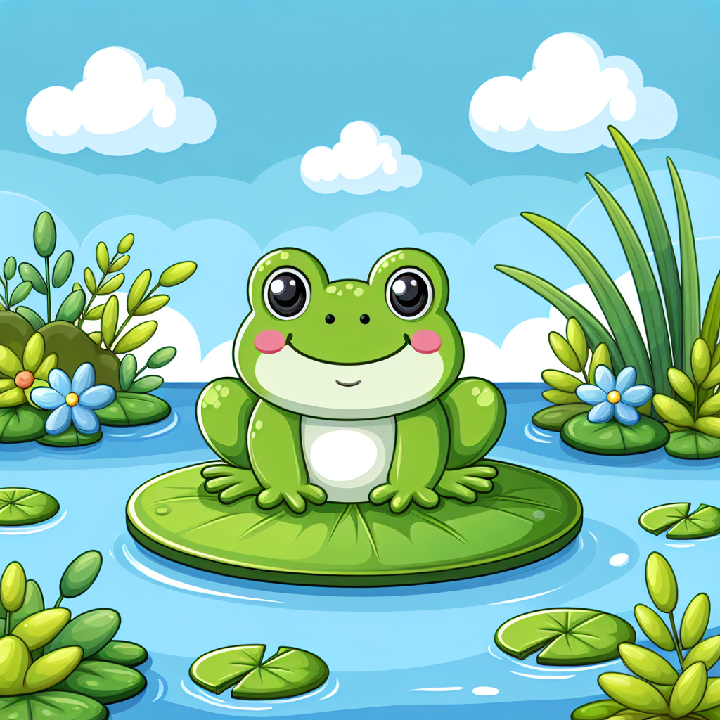 Charming Frog's Pond Party Diamonded Painting Kits