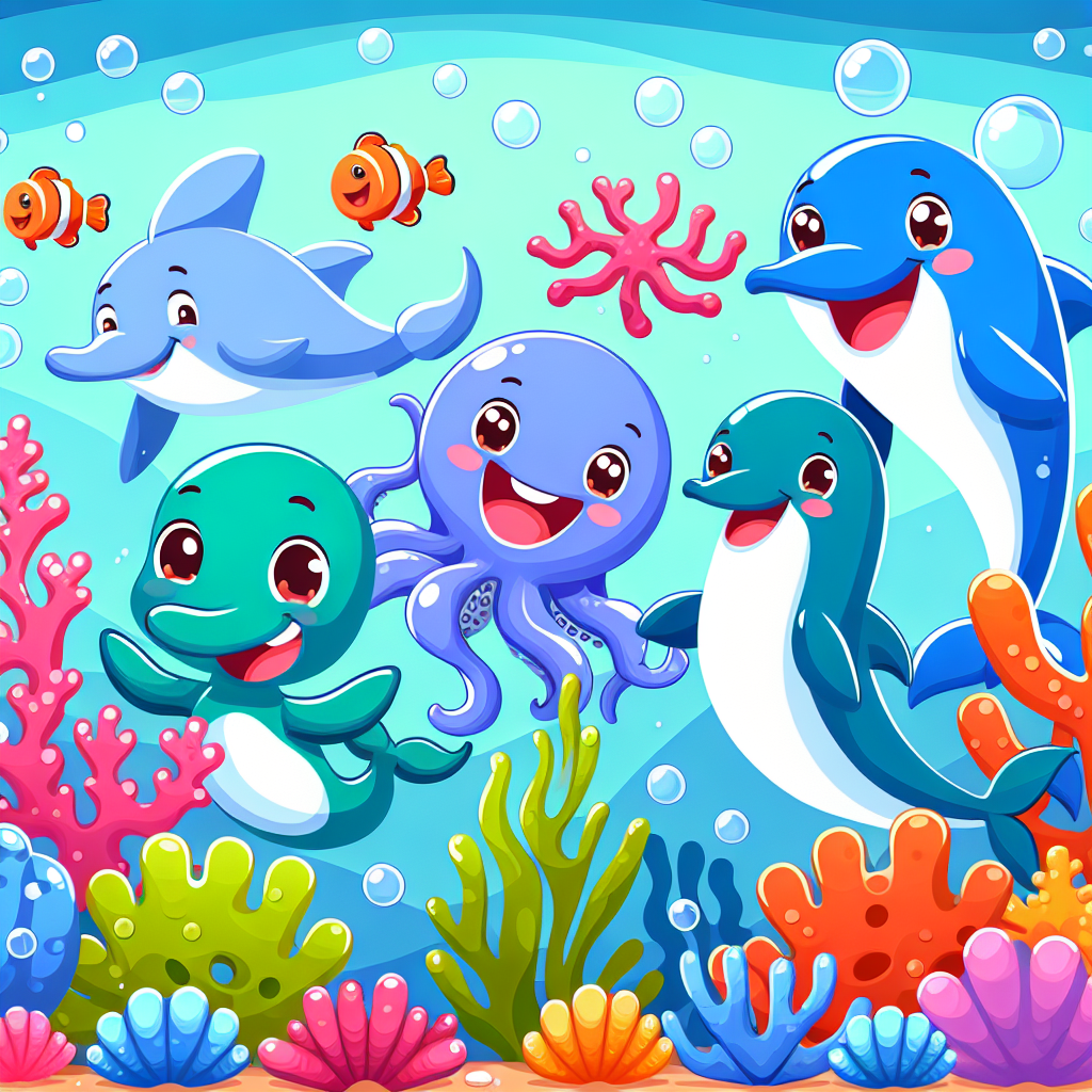 Undersea Friends Adventure Painting Diamond Kit