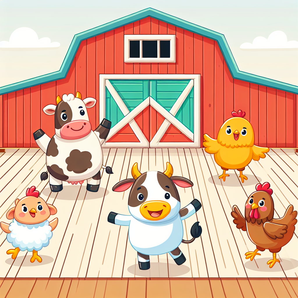 Barnyard Boogie Painting Diamond Kit