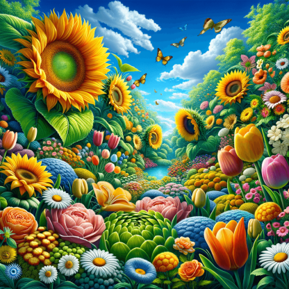 Sunny Garden Retreat Painting Diamond Kit