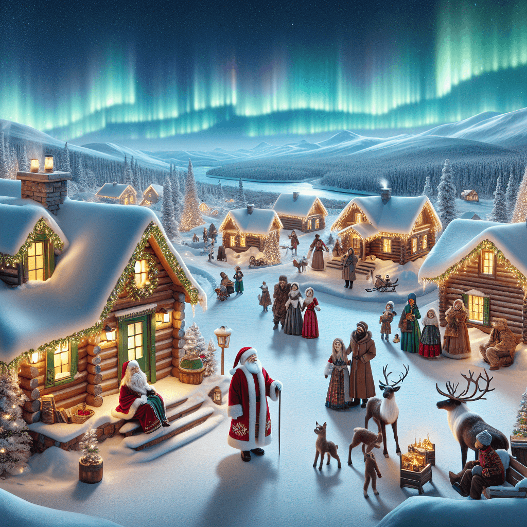 Santa Claus Village - Rovaniemi Painting Diamond Kit
