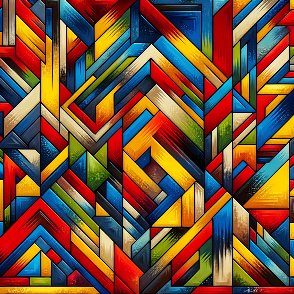 Abstract Geometric Burst Diamonded Painting Kits