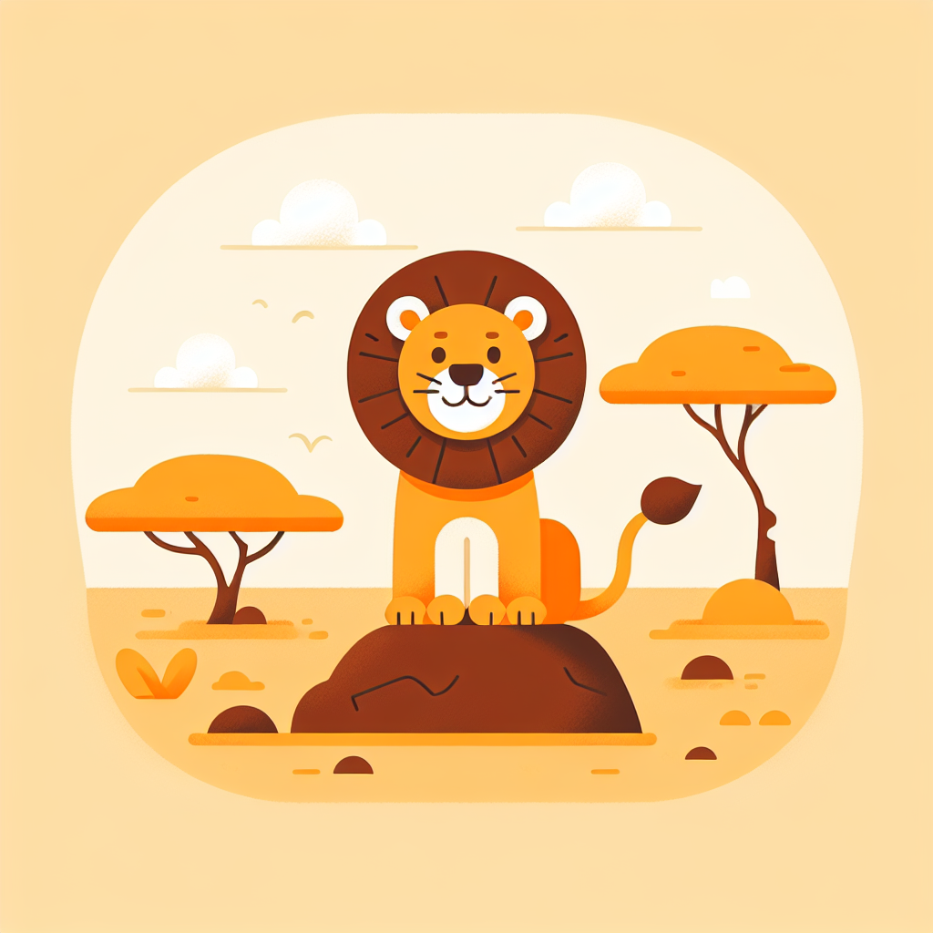 Safari Storytelling Lion Paint By Diamond
