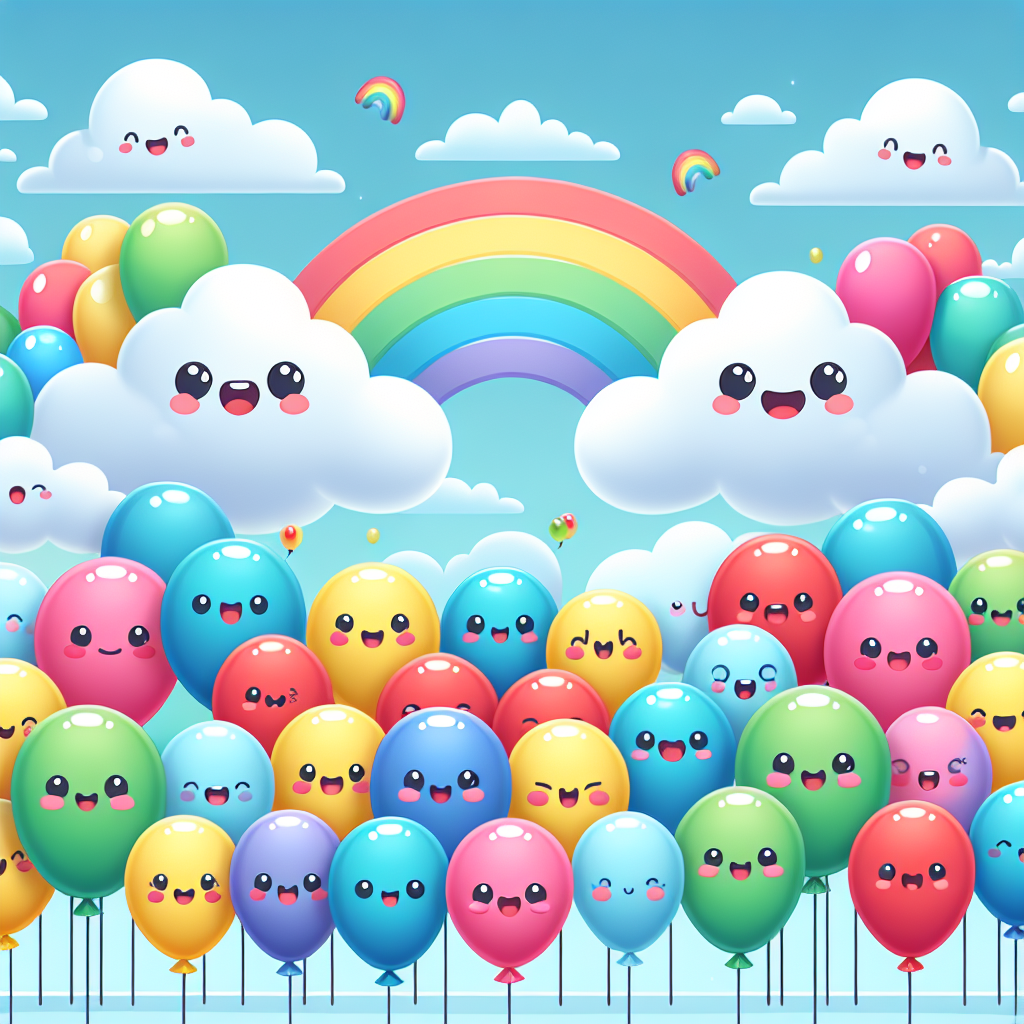 Bouncing Balloon Buddies Paint By Diamond