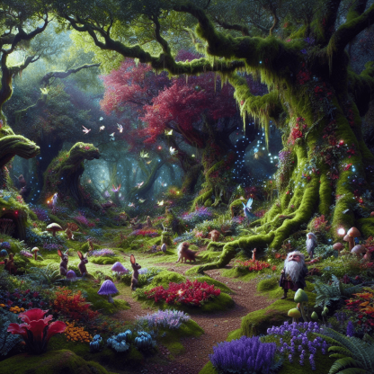 Fantasy Woodland Glade Paint By Diamonds