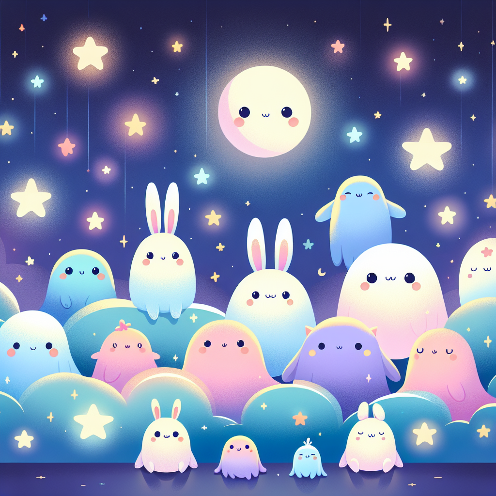 Glowing Nighttime Creatures Paint By Diamond