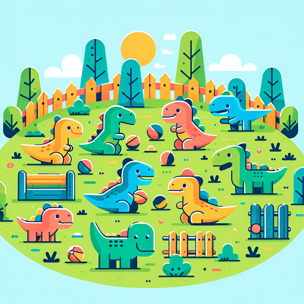 Dinosaurs' Backyard Bash Paint By Diamonds Kits