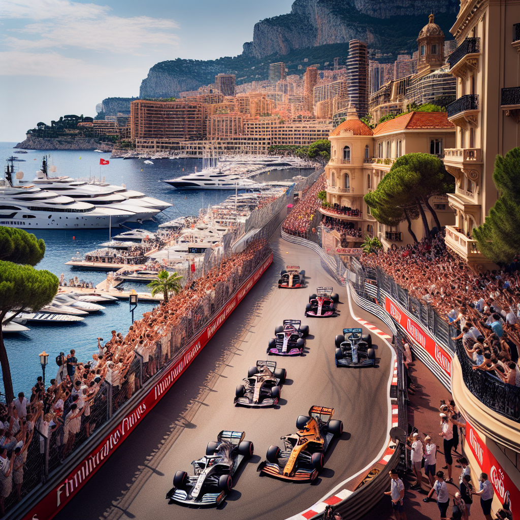The Monaco Grand Prix Paint By Color