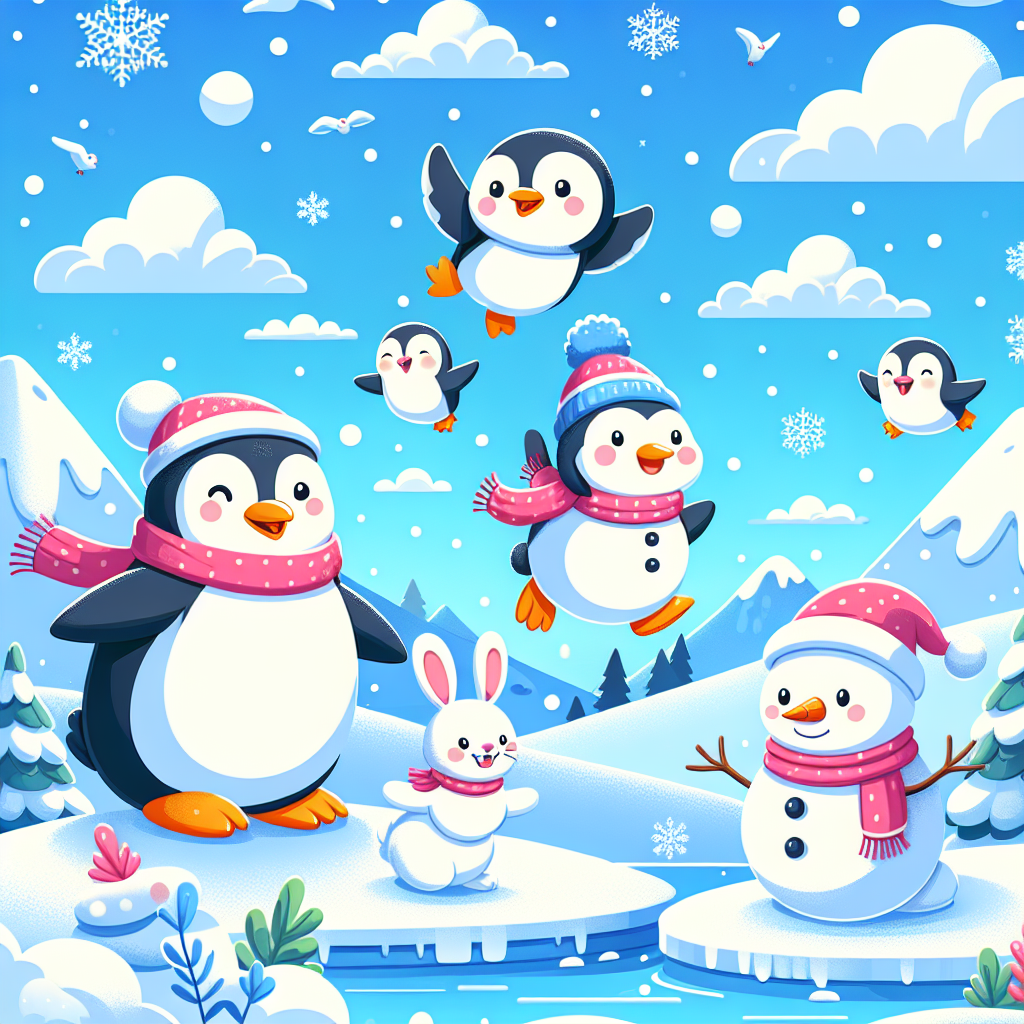 Winter Animal Adventure Painting Diamond Kit