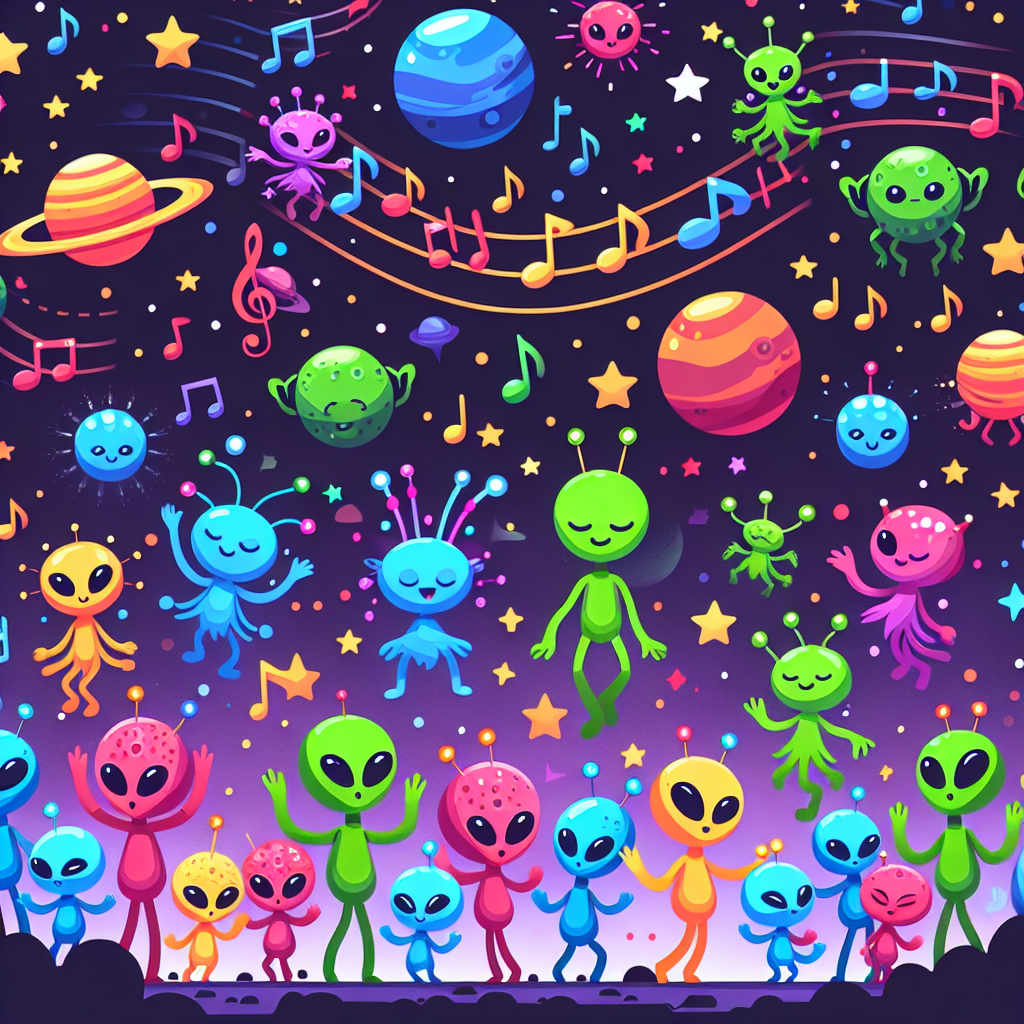 Galactic Dance Party Paint By Color
