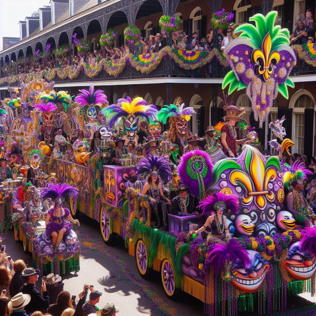 New Orleans Mardi Gras - New Orleans Paint By Diamonds Art