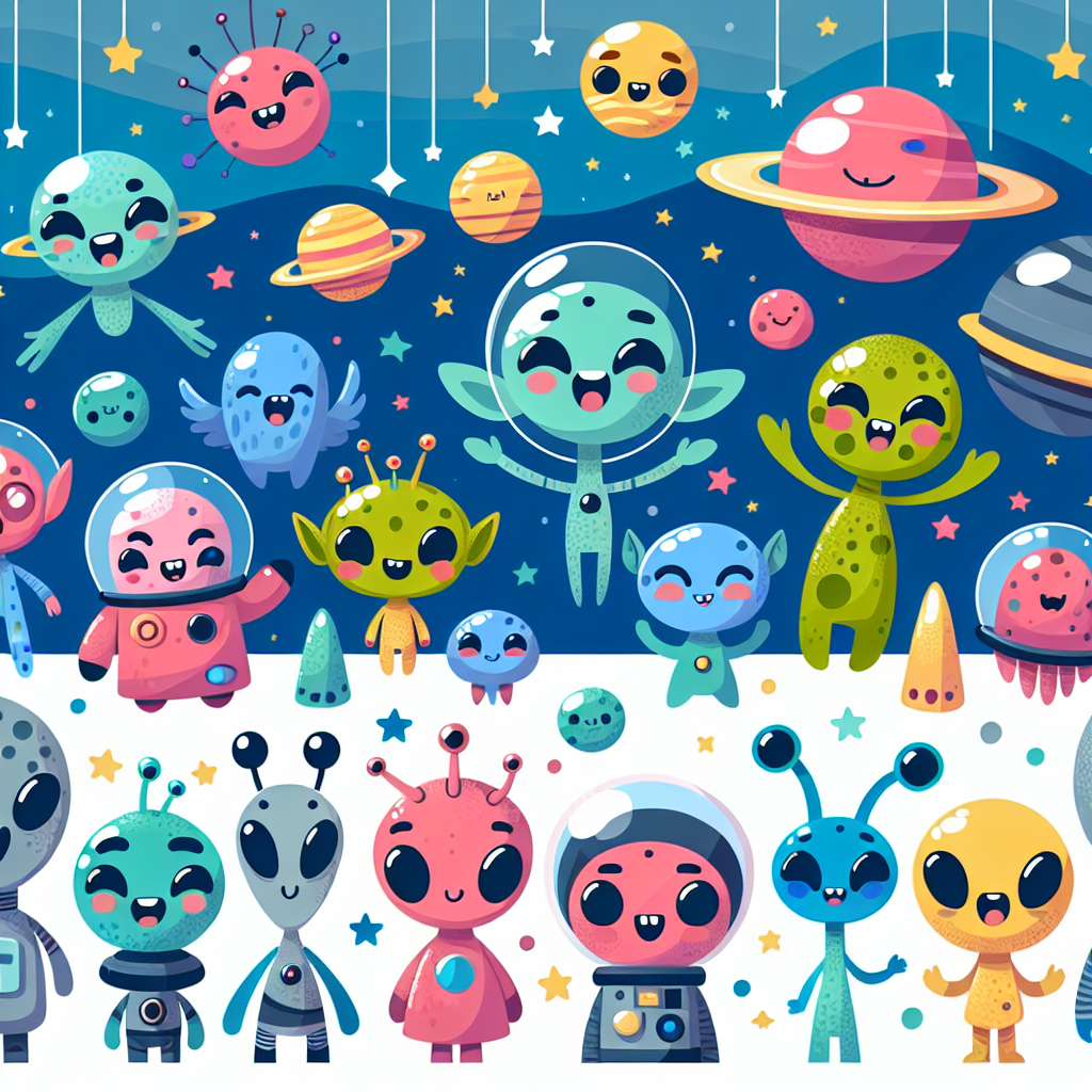 Galactic Friends Paint By Diamonds Kits