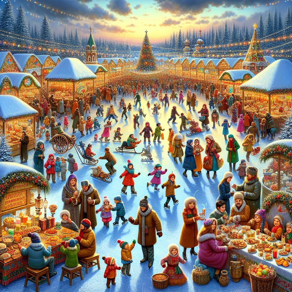 Moscow Winter Festival Paint By Diamonds Kits