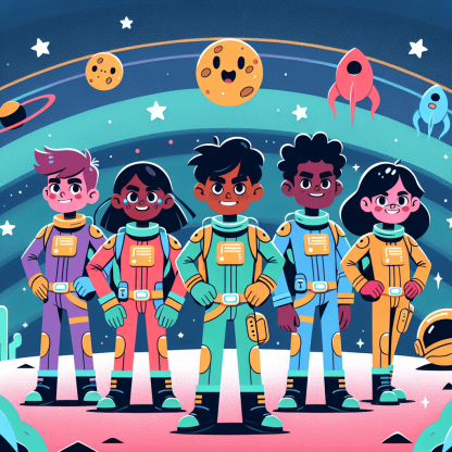 Galactic Hero Adventures Paint By Color