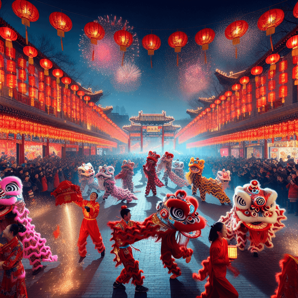 Lunar New Year Festival - Beijing Paint By Diamonds Kits