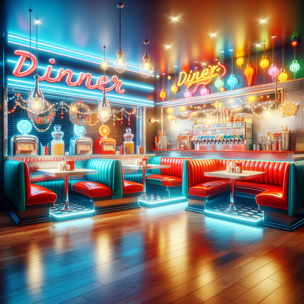 Retro Diner Delight 5D DIY Paint By Diamond Kit – Original Paint By Diamond