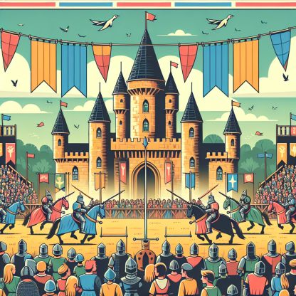 Medieval Knights Festival Paint By Diamonds