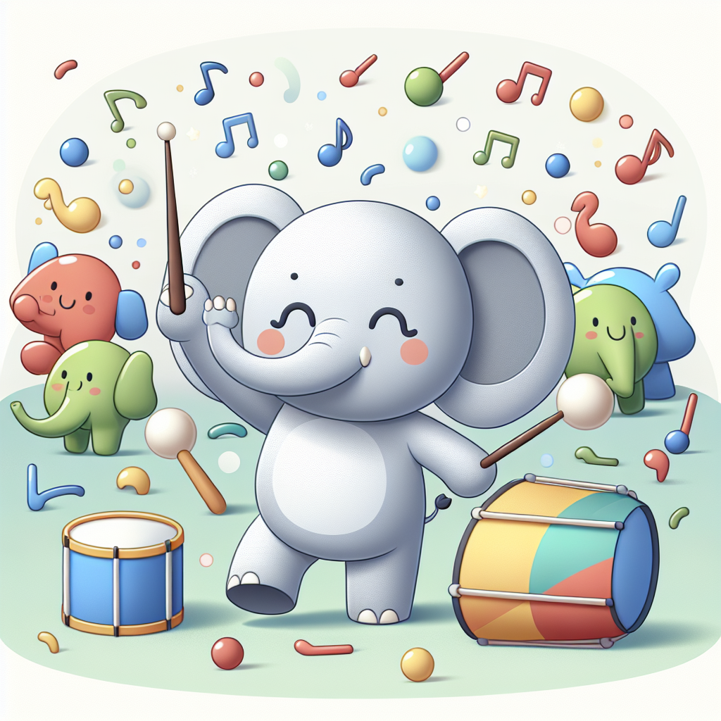 Musical Elephant Parade Paint By Diamonds Kits