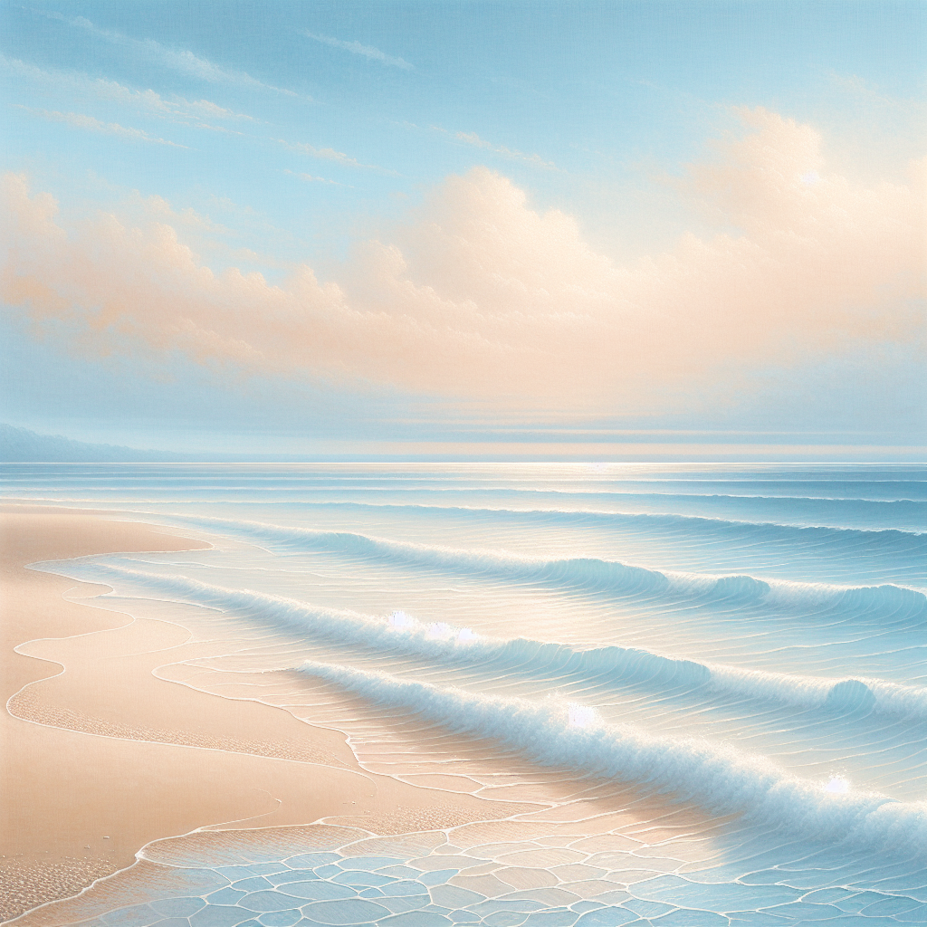 Serene Ocean Horizon Paint By Diamond