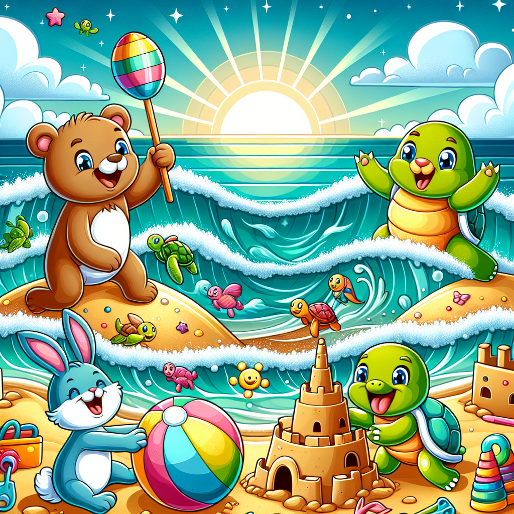 Giggles At The Beach Paint By Diamonds Kits