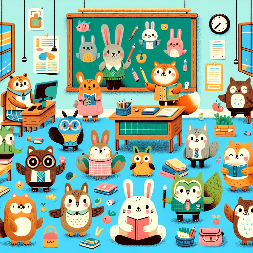 Curious Critter Classroom Diamond Painting