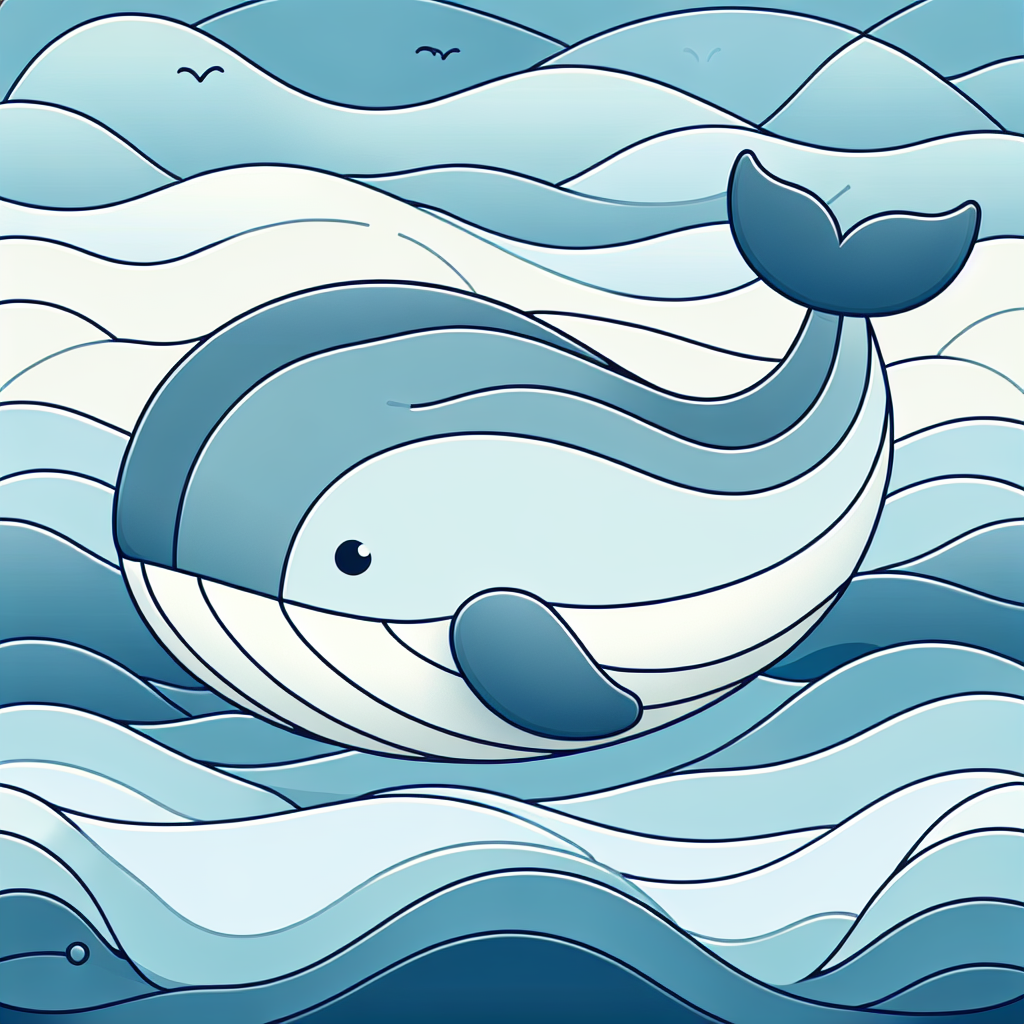 Ocean Lullaby Whale Diamond Painting