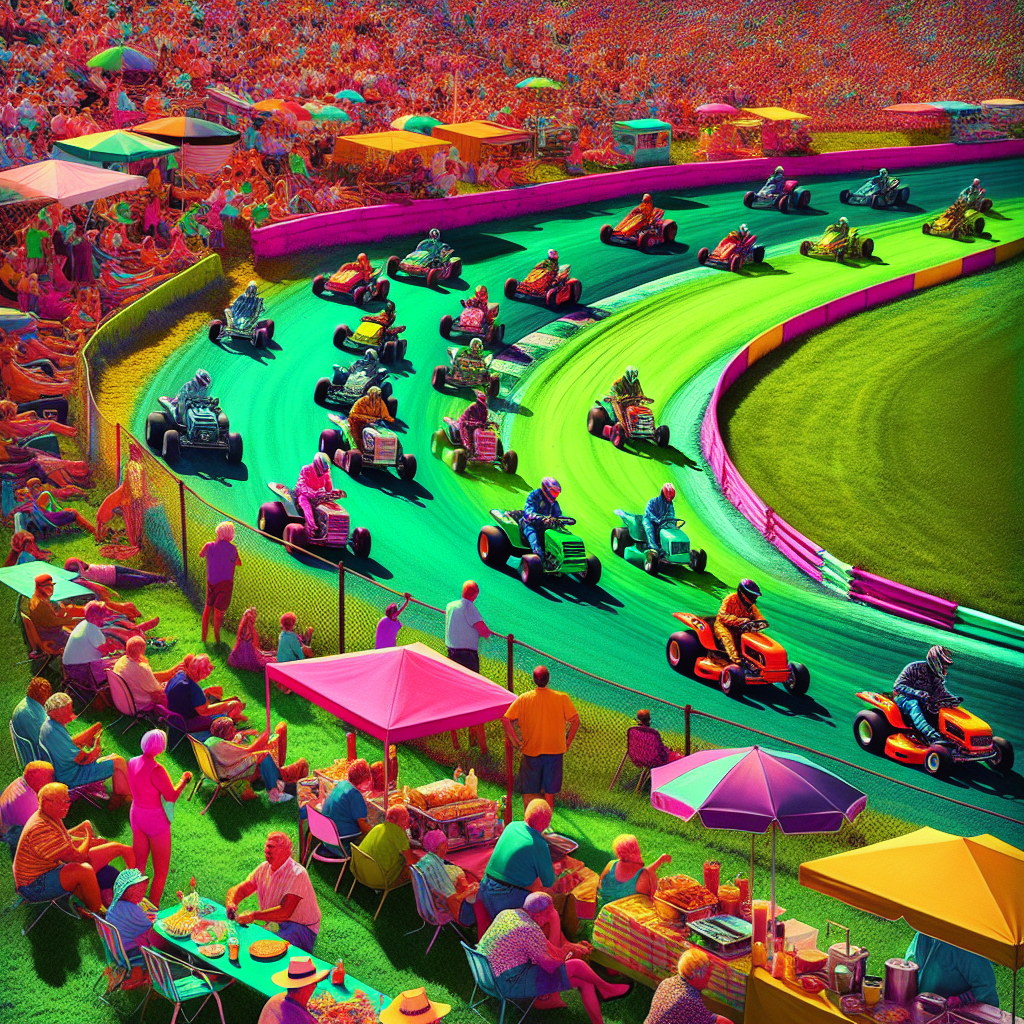 Weltmeisterschaft Der Rasenmäher Paint By Diamonds