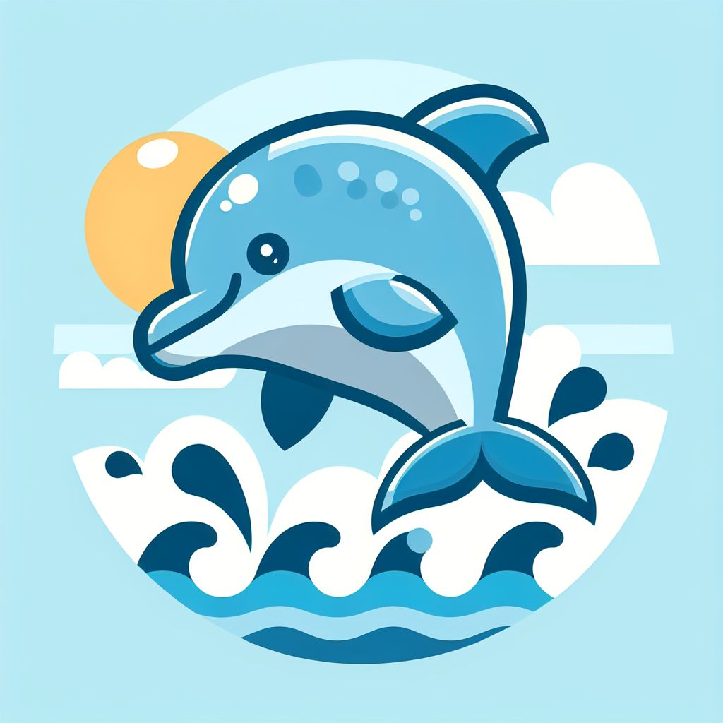 Ocean Adventure - Friendly Dolphin Paint By Diamonds