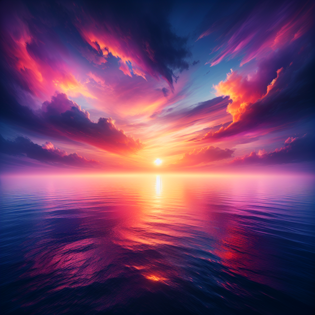 Radiant Ocean Horizons Paint By Diamond