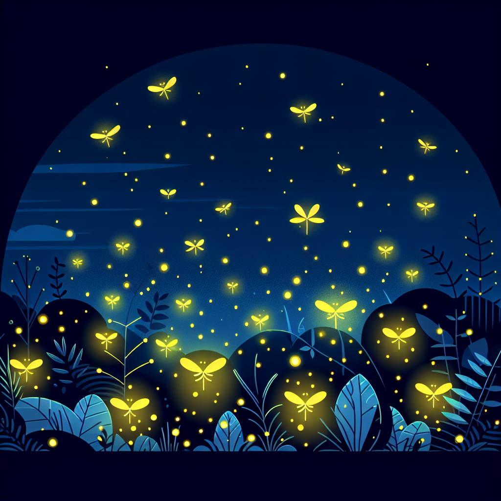 Twinkling Firefly Garden Glow Paint By Diamonds Kits