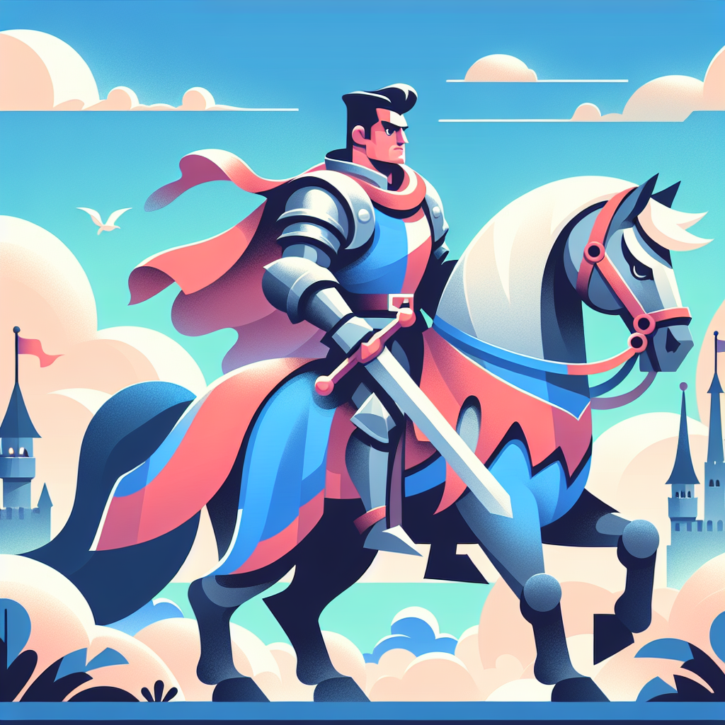 Courageous Knight's Quest Painting Diamond Kit