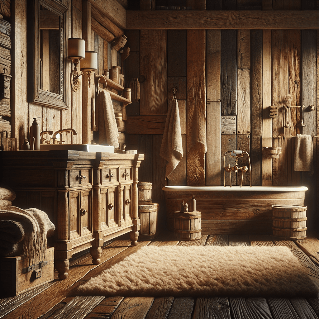 Rustic Bathroom Retreat Paint By Diamonds Kits