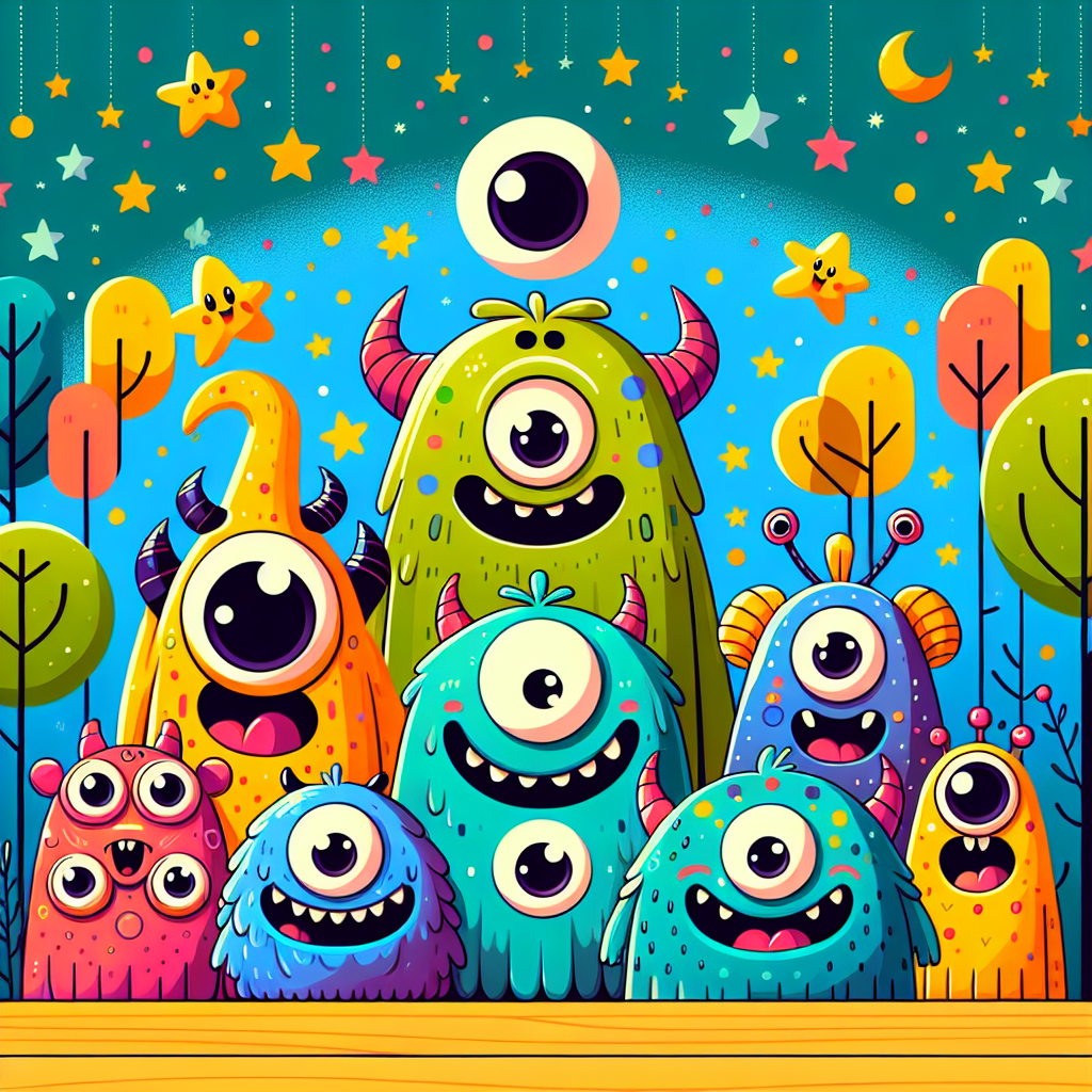 Silly Monster Family Diamonded Painting Kits
