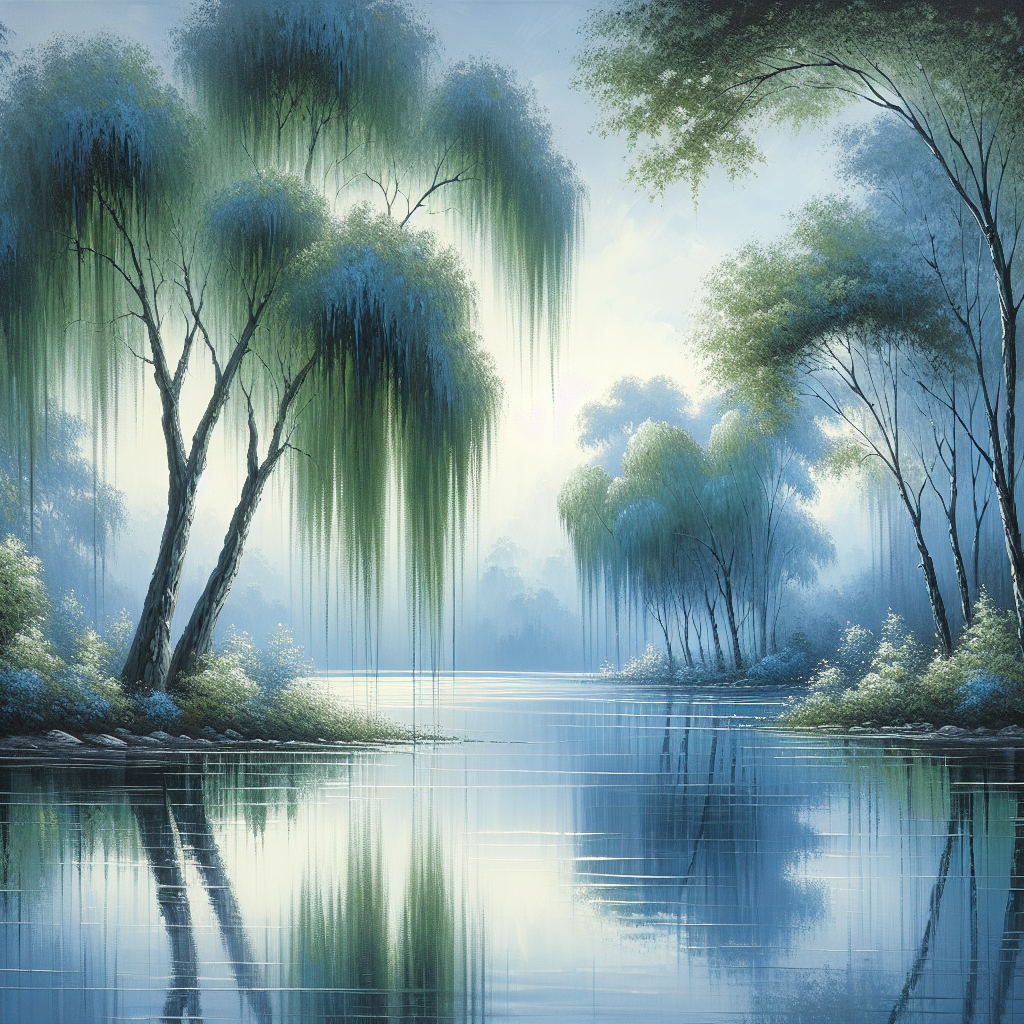 Whispering Willow Lake Paint By Diamonds Kits