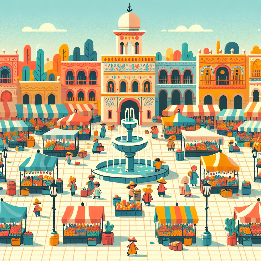 Tiny Town Market Day Paint By Diamonds