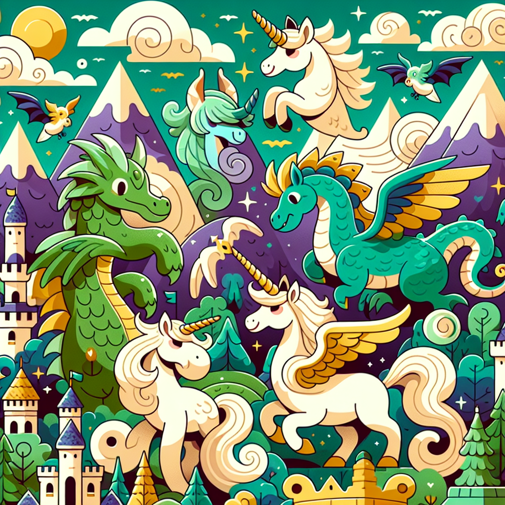 Mythical Beast Quest Paint By Diamonds Kits
