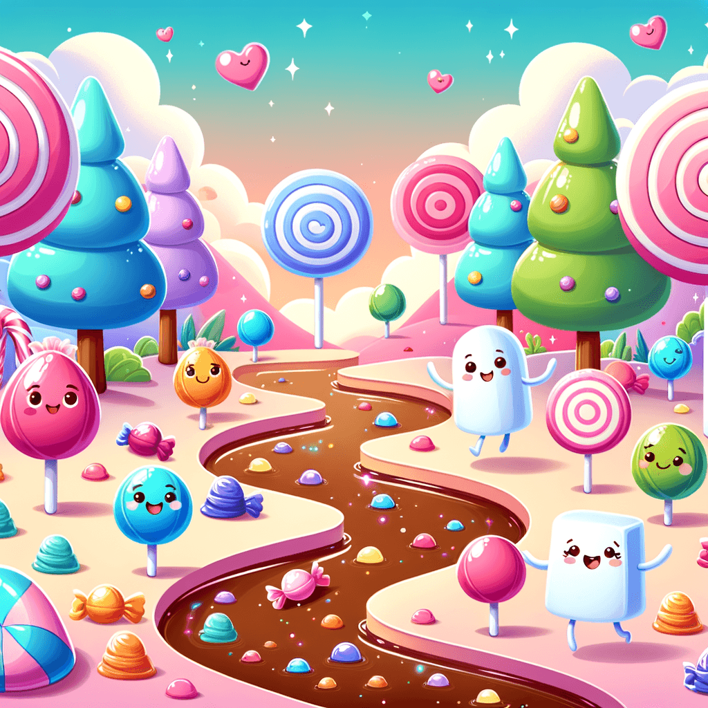 Adventure In Candyland Paint By Diamonds Kits