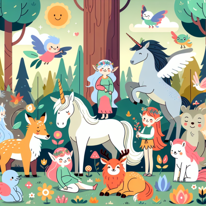 Mythical Forest Adventure Paint By Diamond